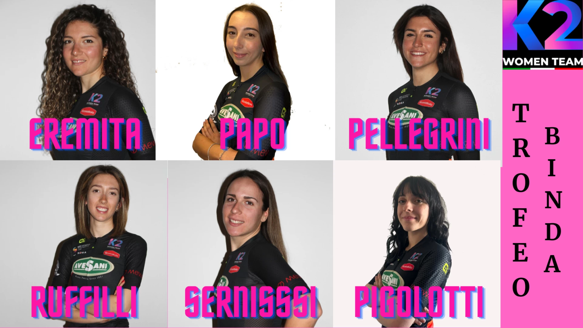 K2 Women Team: la Molisana Noemi Lucarezia Eremita e’ tra le atlete al via del Trofeo Binda.